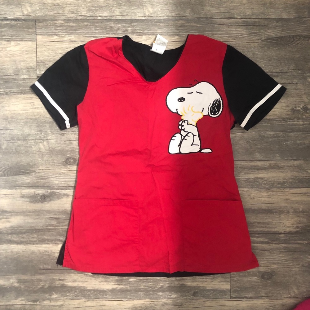 Snoopy Scrub Top